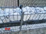 Gabion kőkerítés, támfal, kőkosár, vadháló, drótfonat, oszlo